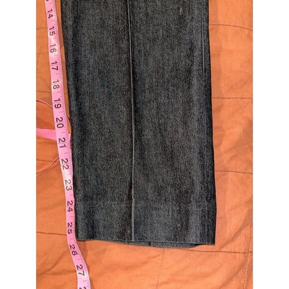 Sandro Black Stretch Flat Front Straight Leg Dress Pants Women's Size 8P - Picture 8 of 9